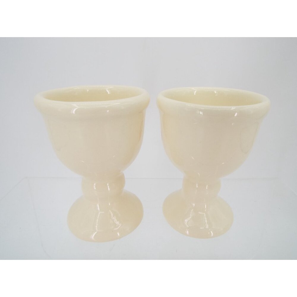 Pair of Le Comptoir De Famille France Le Petit De'Jeuner Egg Cups - Picture 3 of 9